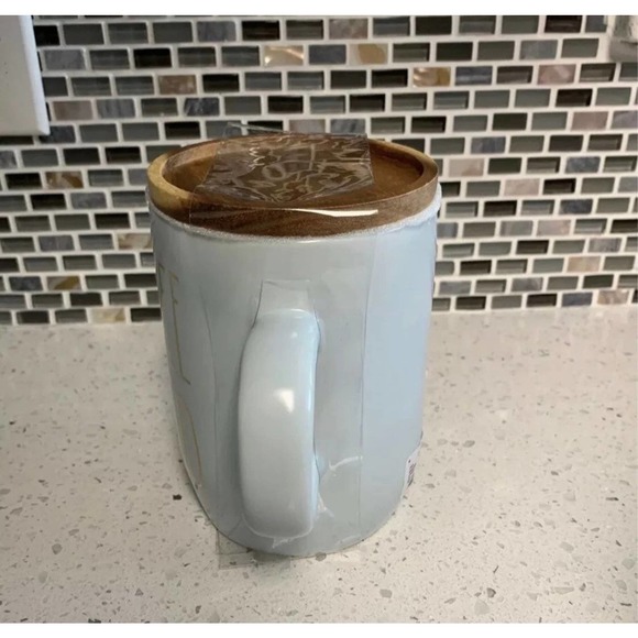 New Rae Dunn blue Bee Kind Mug - Picture 3 of 4